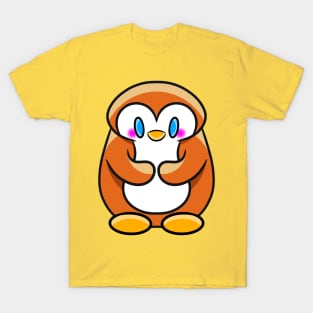 Shy-guin Orange T-Shirt